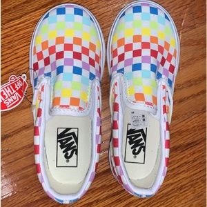 BRAND NEW KIDS rainbow vans